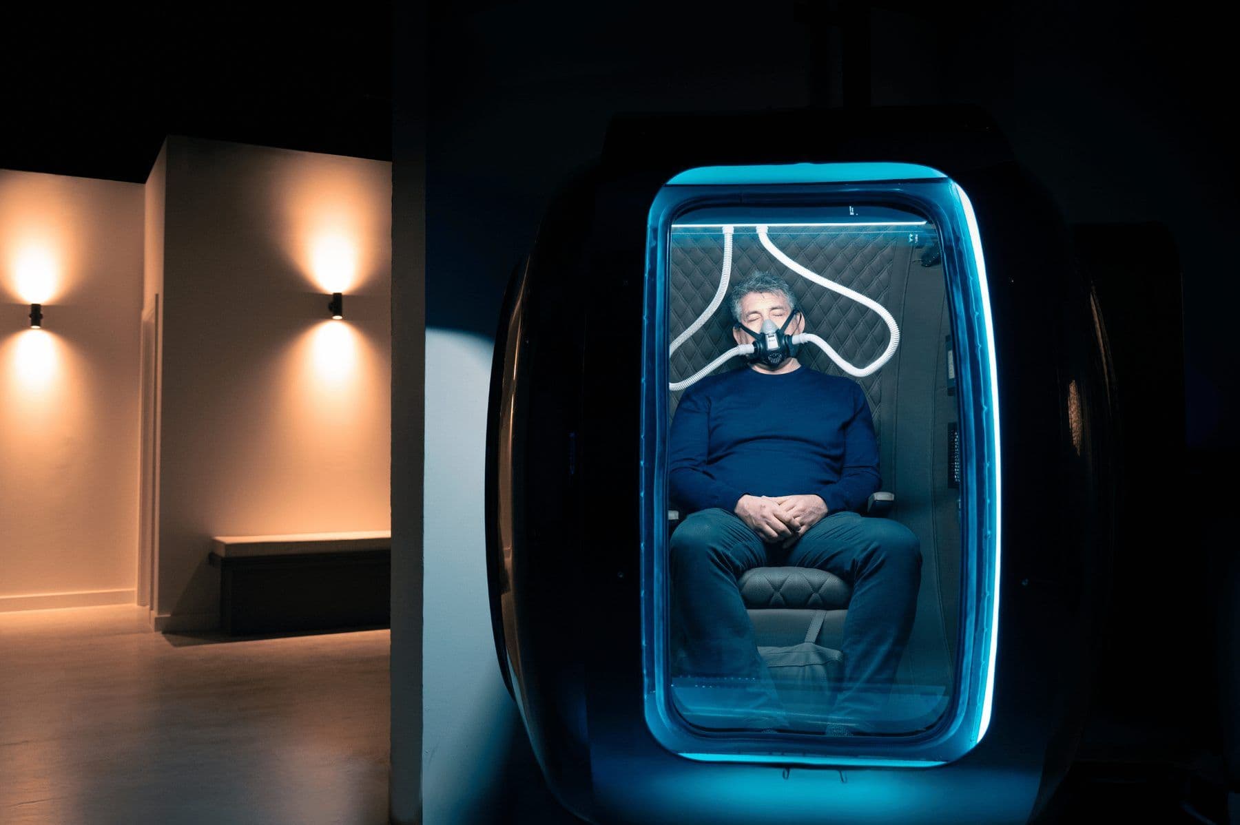 The cryotherapy chamber at Biowell Battersea