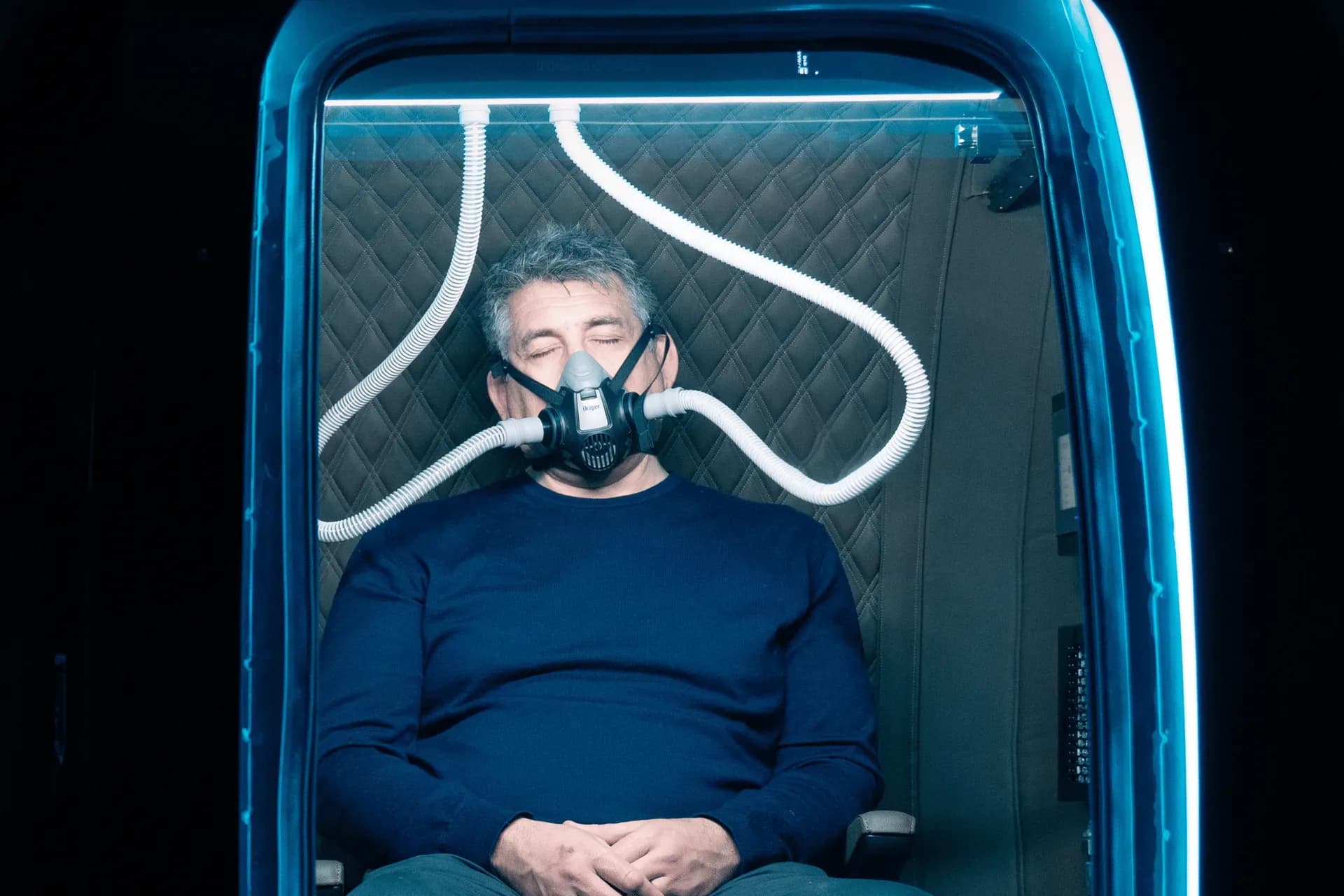 The hyperbaric oxygen chamber, part of the Long Covid stack